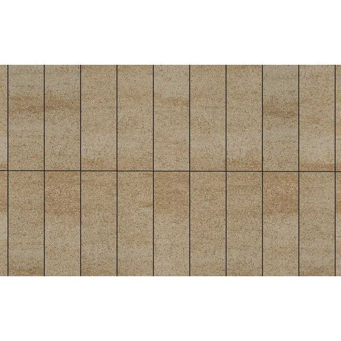 Плитка тротуарная Прямоугольник (Ла-Линия) В.11.П.10 Искусственный камень Степняк 400х100х100 мм
